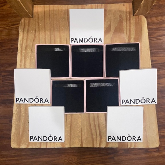 Lot of 5 Authentic New Pandora Bracelet-Sized Gift Boxes - NWOT - Picture 2 of 8